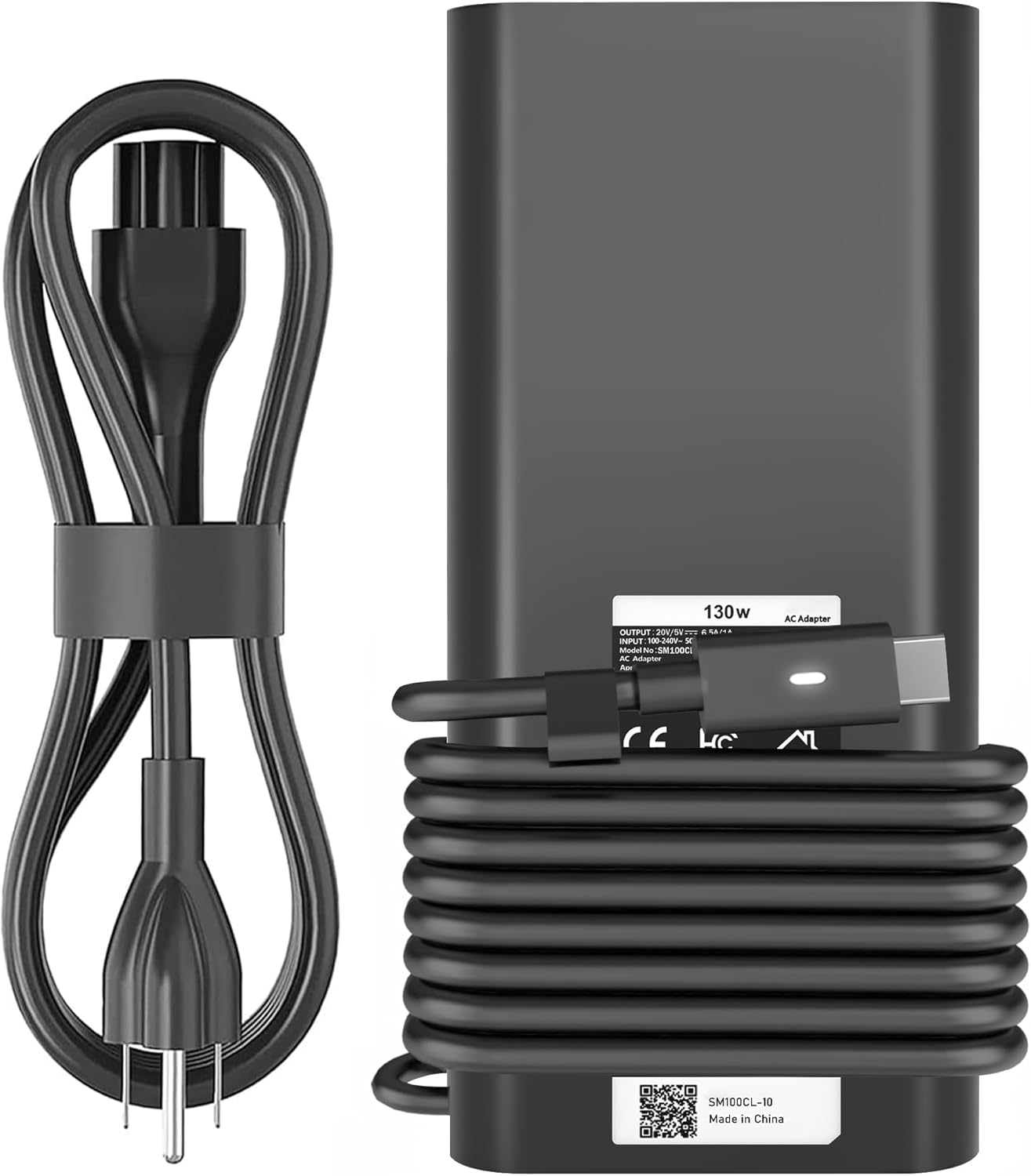 130W USB C Laptop Charger for Dell Precision and XPS Models
