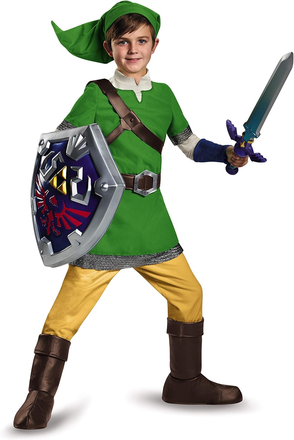 The Legend of Zelda Link Deluxe Costume for Kids - Officially Licensed