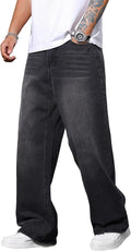 Men's Baggy Jeans Y2K Vintage Wide Leg Denim Pants - Loose Fit life