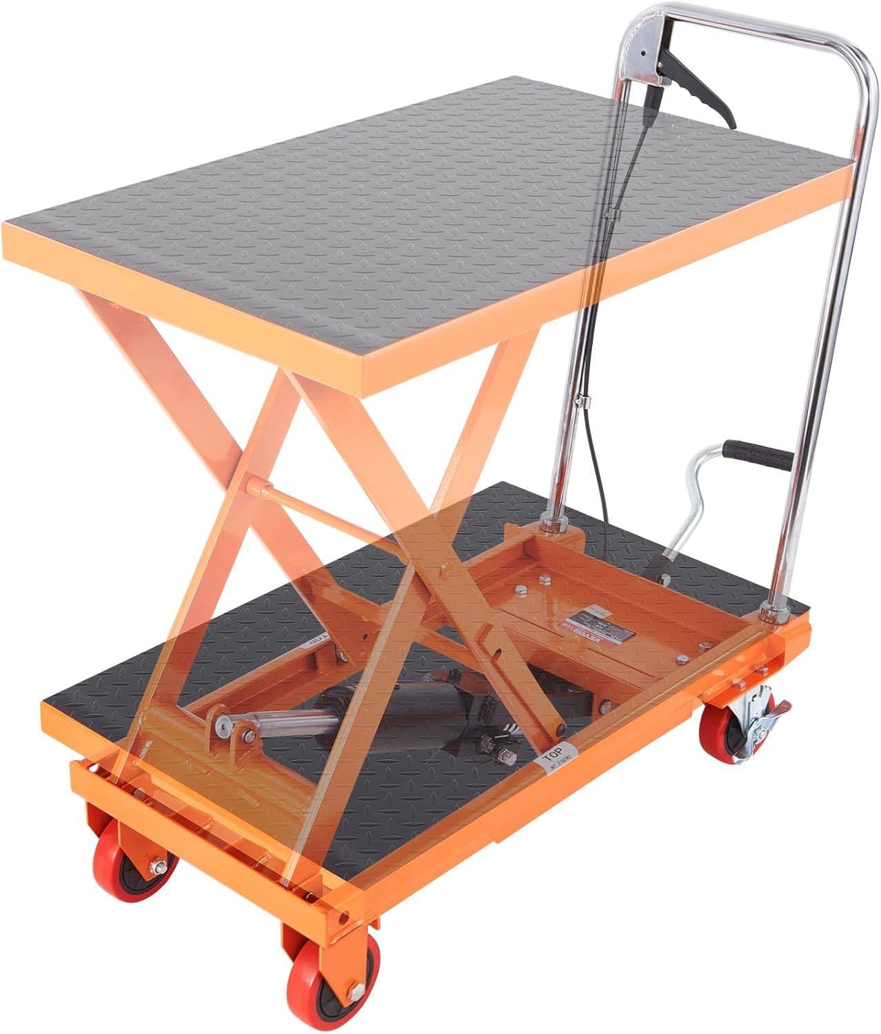 VEVOR Hydraulic Lift Table Cart for Easy Material Handling