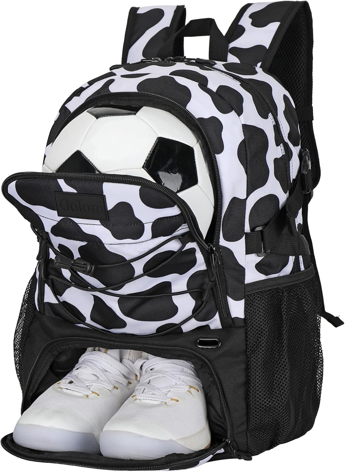 Durable Soccer Backpack with Ball and Shoe Compartment for Sports