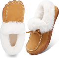 Womens Moccasin Snow Boots Ankle Fur Lined - Cozy Winter