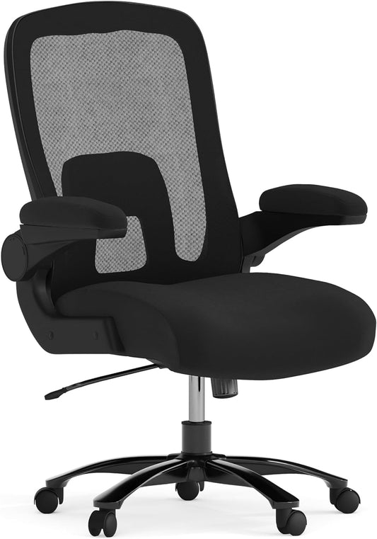 Big & Tall Swivel Chair with Lumbar Support