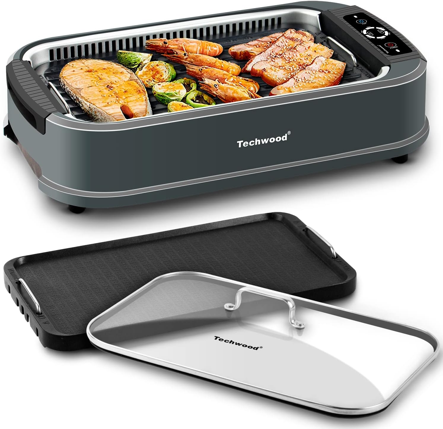 Techwood Indoor Smokeless Grill for Perfect BBQ at Home