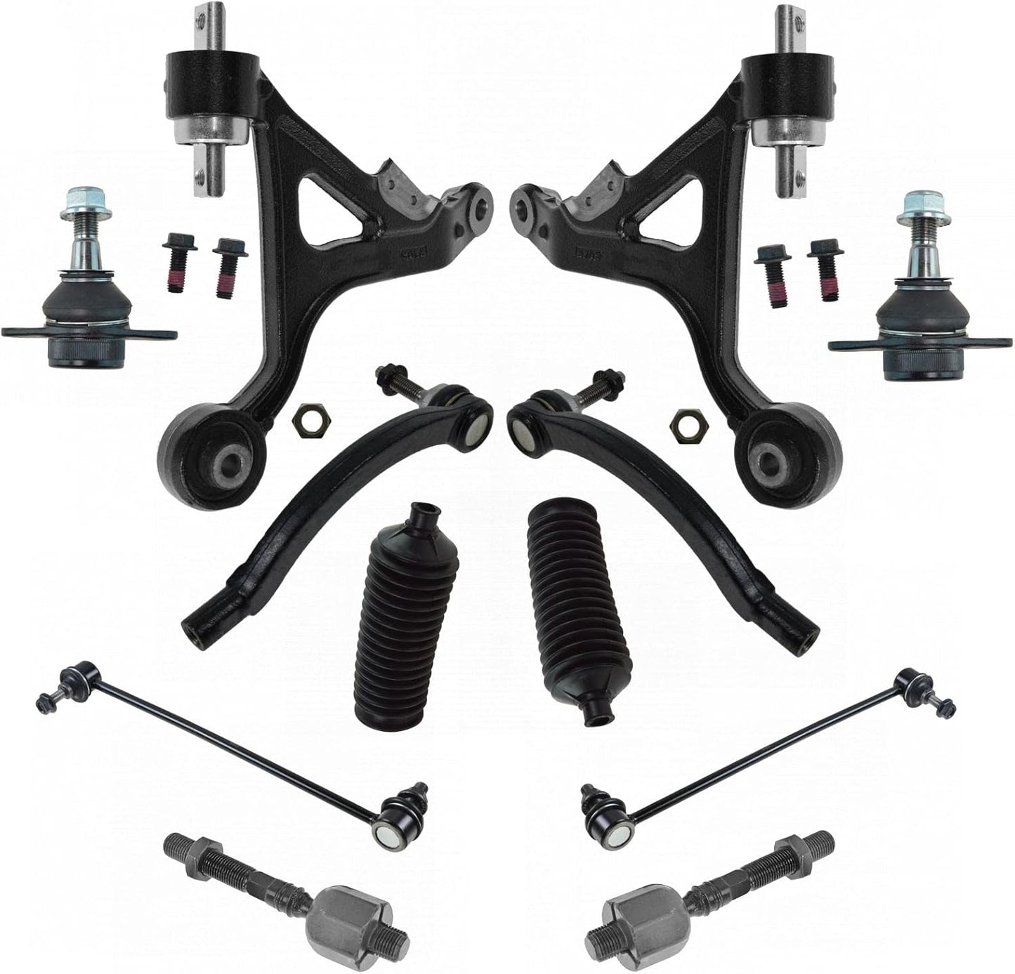 TRQ Front Steering & Suspension Kit for 2007-2009 Volvo S60