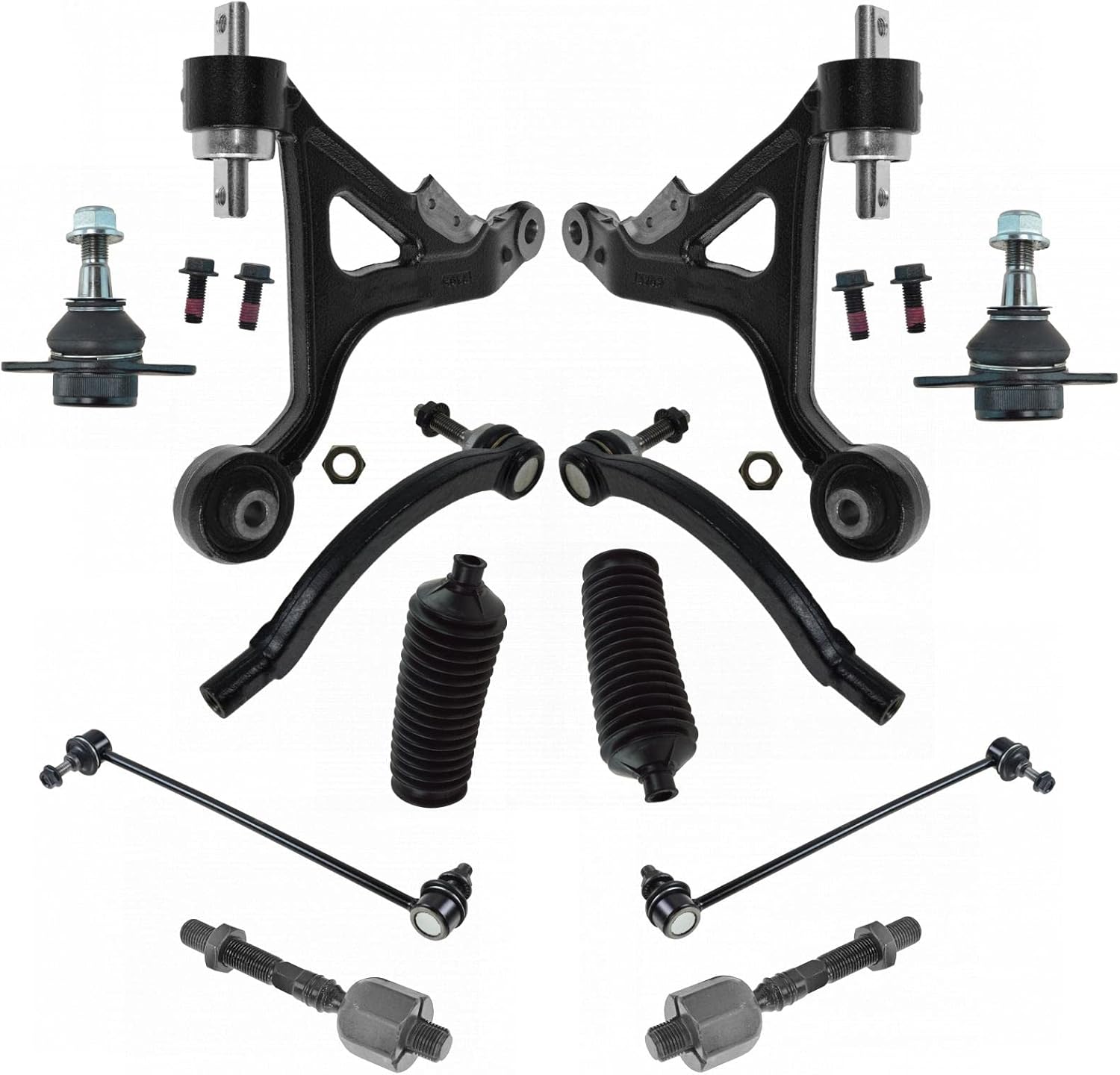 TRQ Front Steering & Suspension Kit for 2007-2009 Volvo S60