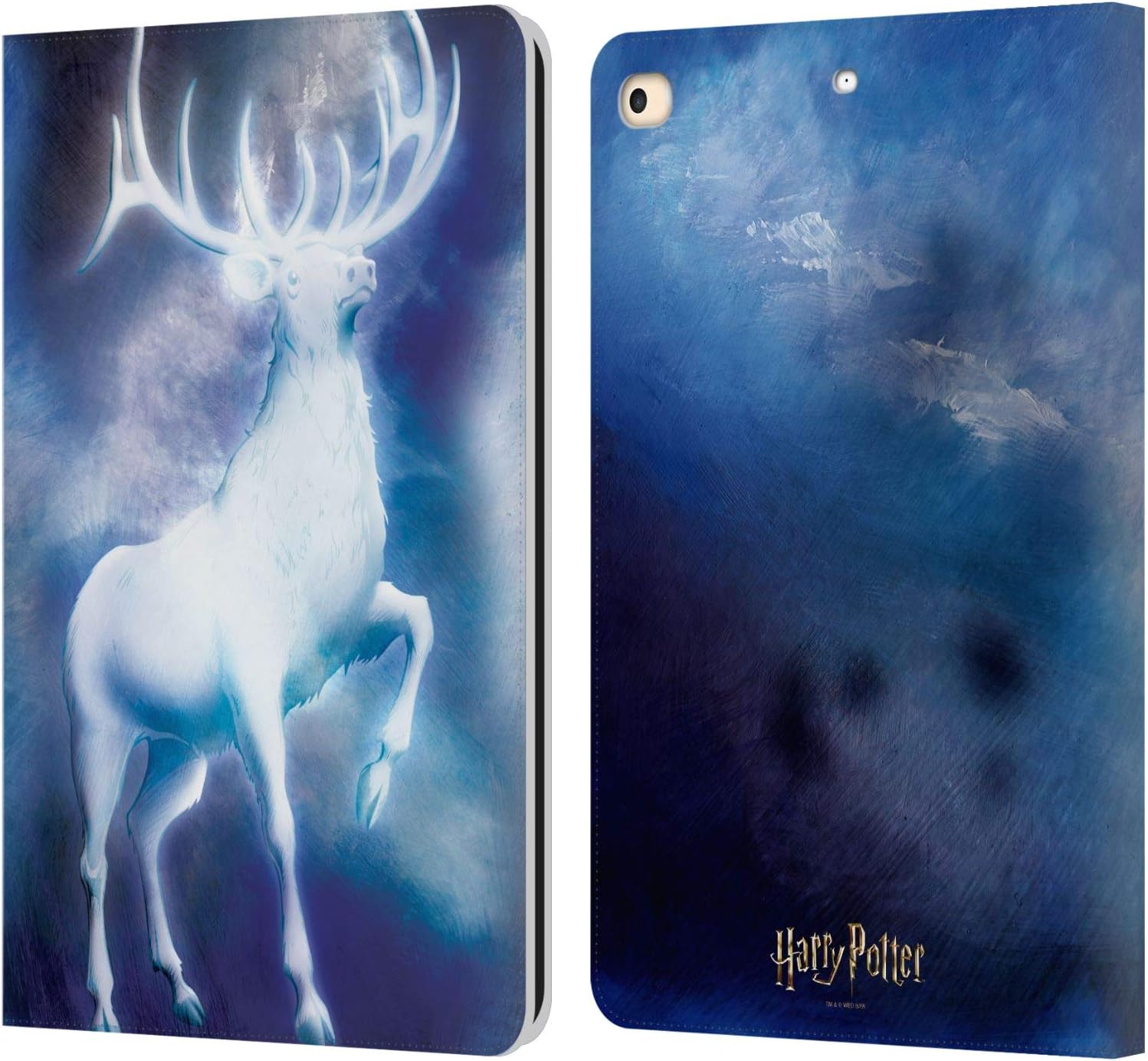 Harry Potter Stag Patronus Leather Wallet Case for iPad 9.7