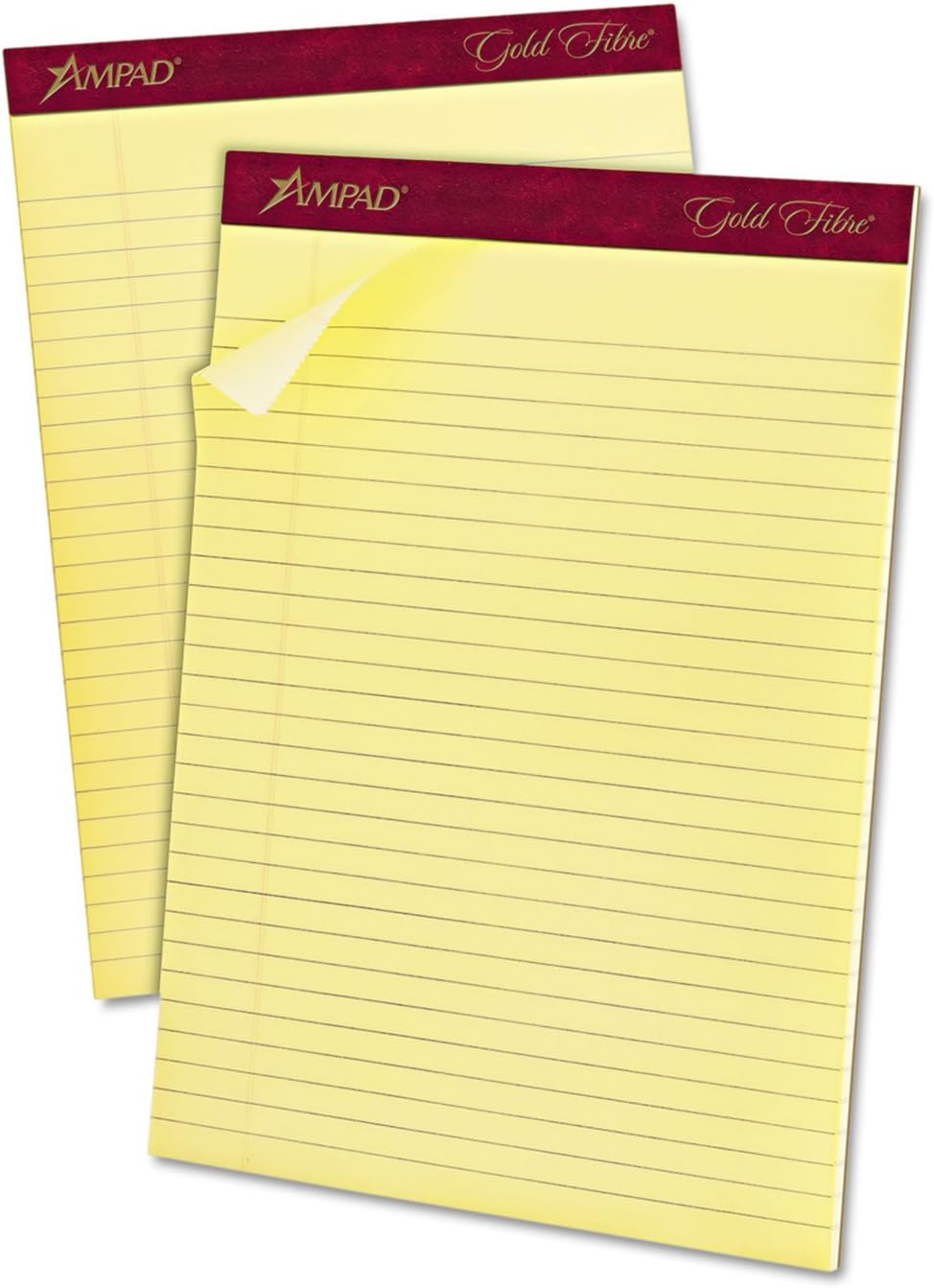 Ampad Gold Fibre Letter Size Perforated Pads for Legal Use