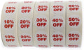 Retail Percent Off 3/4ft Round Sticker Bundle Pack - 5000 Price Labels