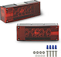 Wellmax 12V LED Trailer Lights Low Profile Submersible - Bright