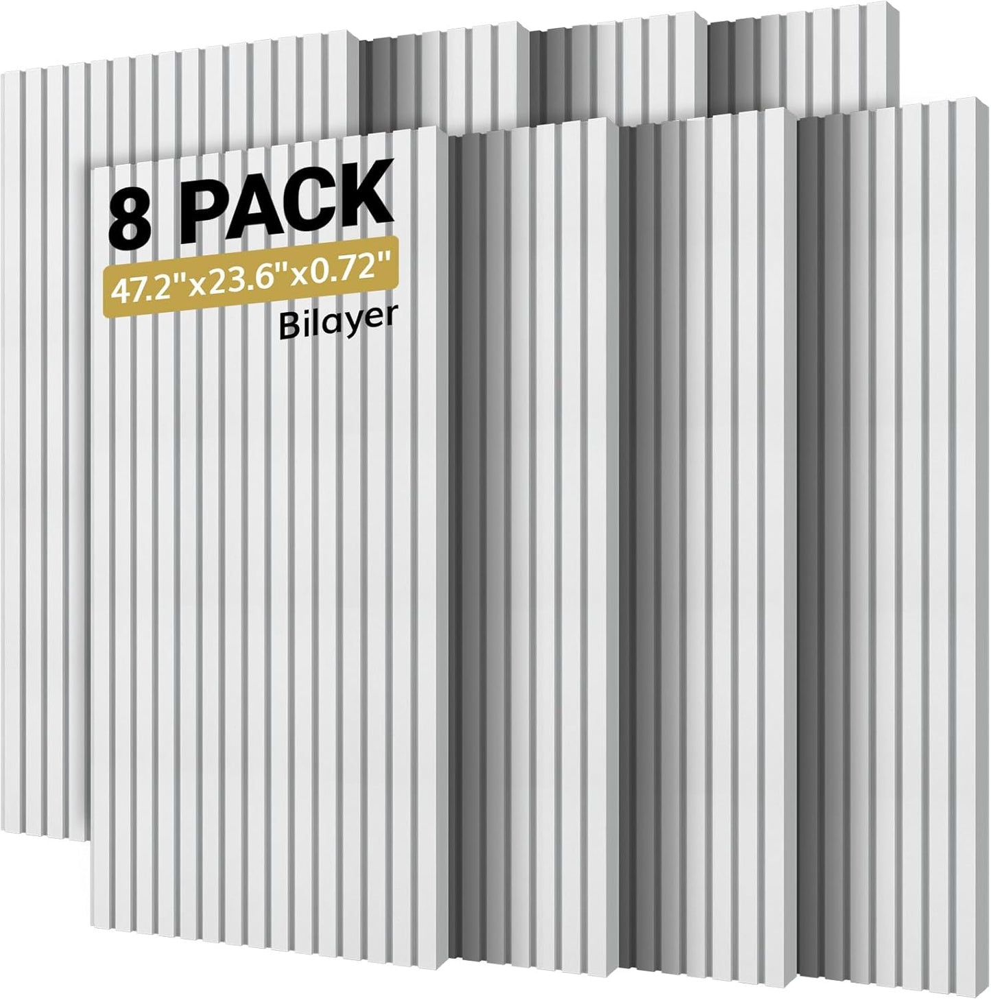 TONOR 8-Pack Bilayer Acoustic Panels for Superior Soundproofing