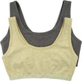 Organic Cotton Stretch Bralette 2-Pack - Comfortable Everyday Wear