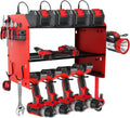 YOUNITA Power Tool Organizer - 3 Layers Rack with Charging Station & 8 Outlets