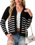 Everyday V-Neck Cardigan for Women by GRECERELLE with Long Sleeves