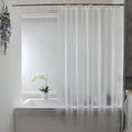 Frosted Shower Curtain Liner 72x78 in - Thick EVA with Bottom Magnets