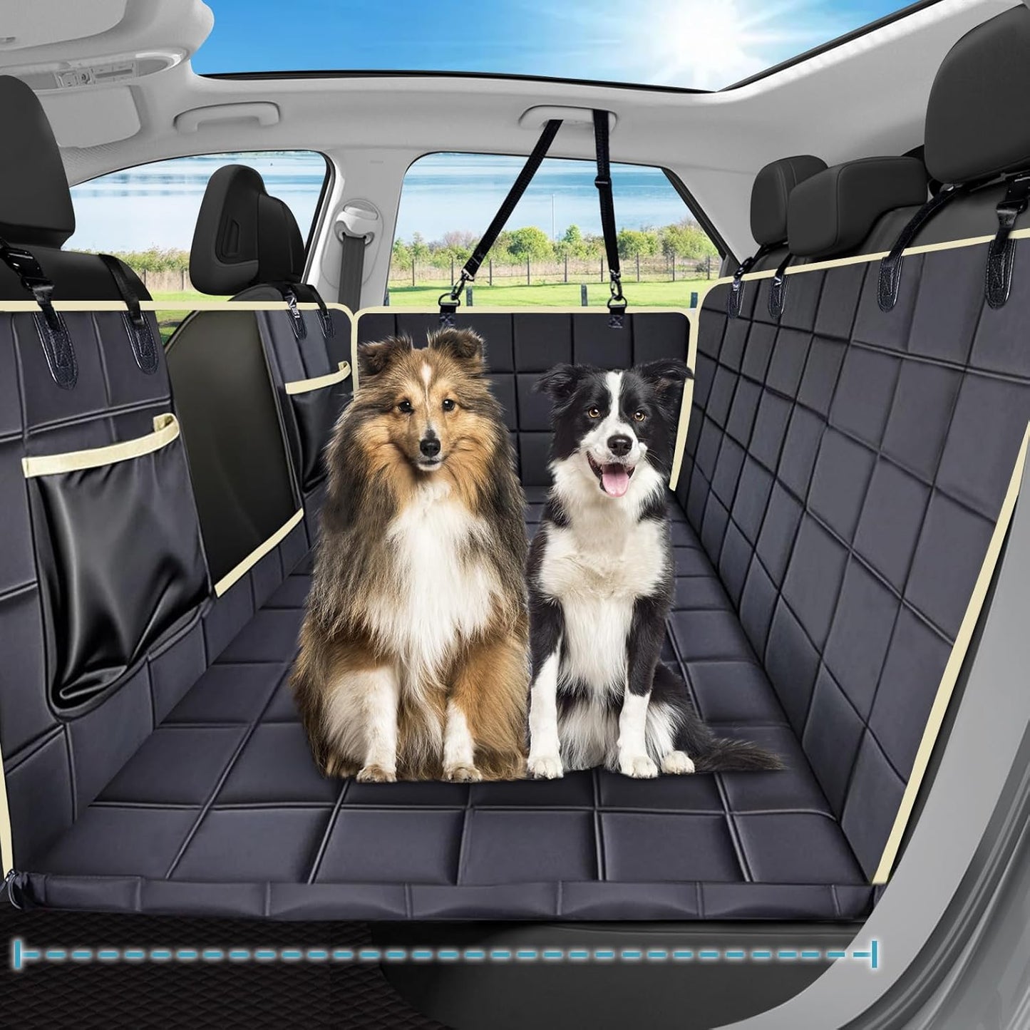 Durable Waterproof Dog Car Seat Cover for Safe Travel