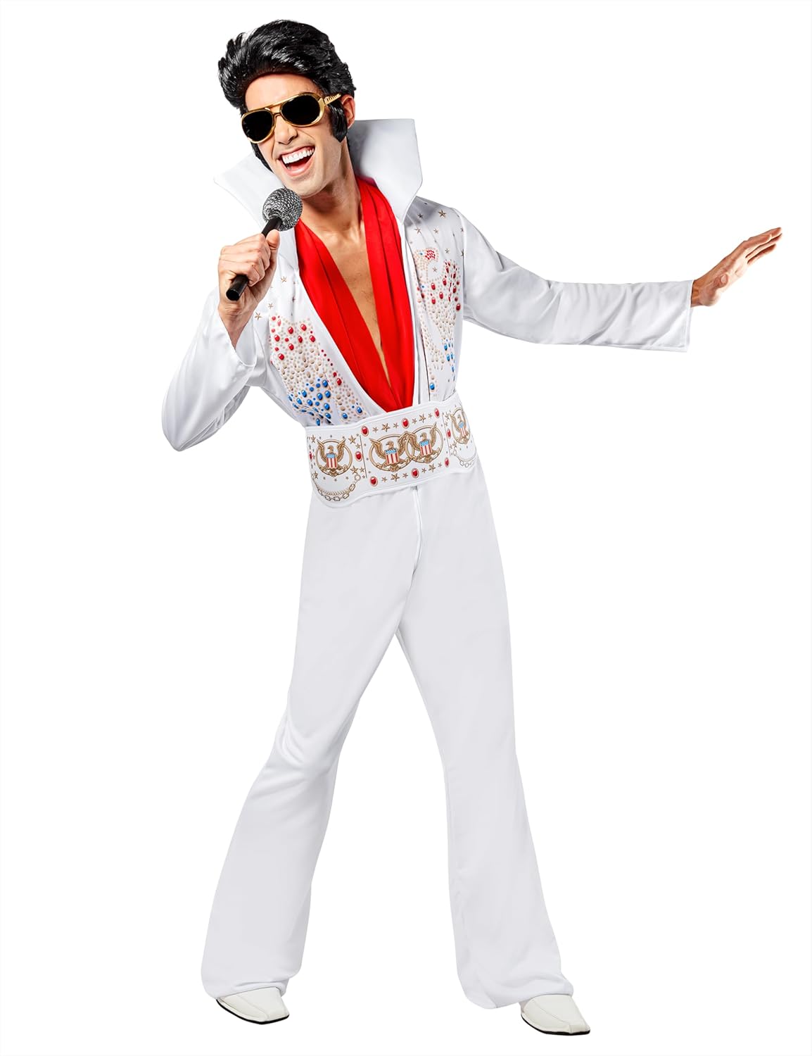 Aloha Elvis Adult Costume for Themed Parties and Halloween Fun