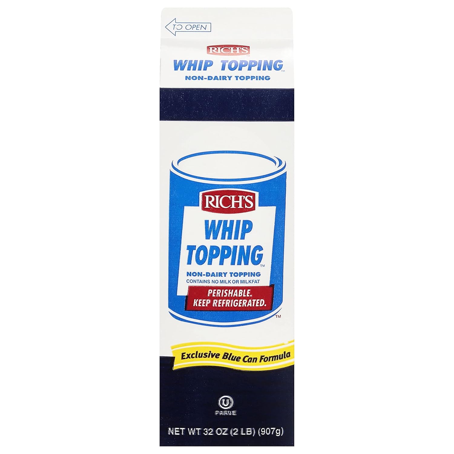 Rich's Non-Dairy Whip Topping - Perfect for Desserts & More