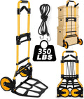350 LB Capacity Upgraded Folding Hand Truck Dolly for Easy Use