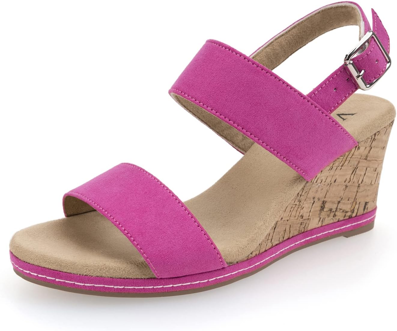Stylish Women's Wedge Sandals with Cork Platform for Comfort