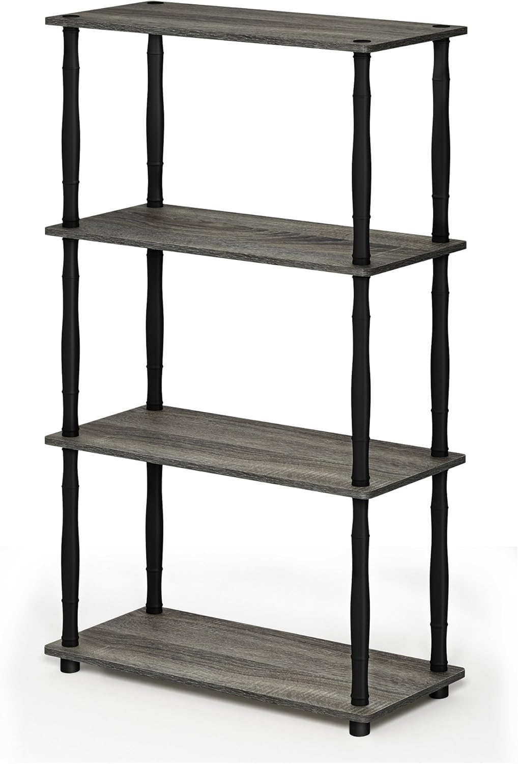 Furinno Turn-N-Tube 4-Tier Multipurpose Shelf Display Rack