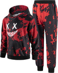 Boys 2 Piece Pullover Hoodie Tracksuit Set - Soft Breathable Fabric