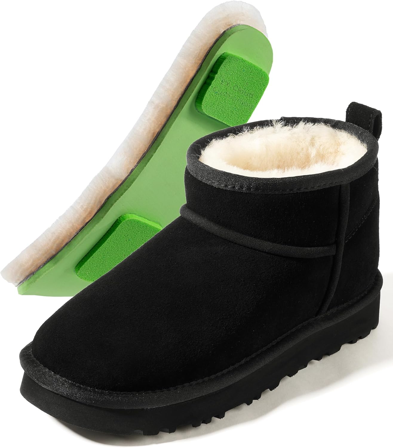 100% Australian Sheepskin Mini Boots with Arch Support Options