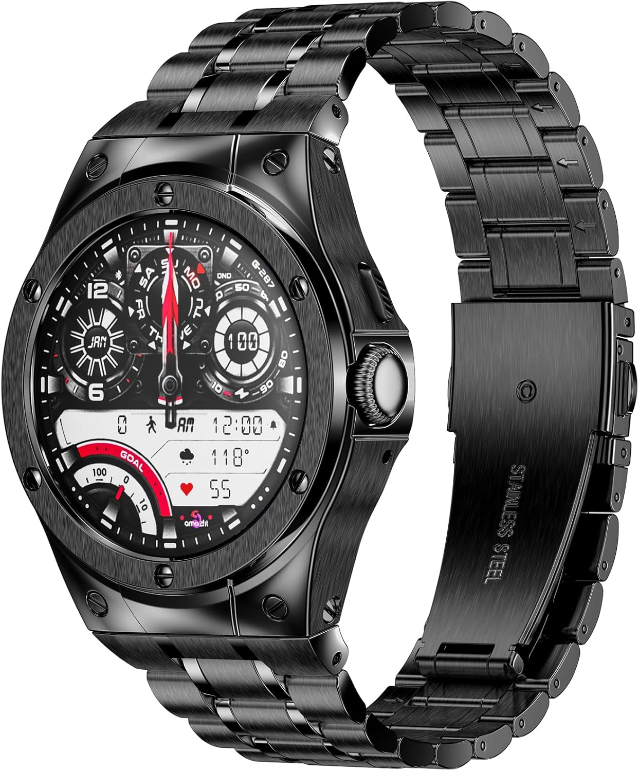 SUPLINK Stainless Steel Case and Bands for Google Pixel Watch 2