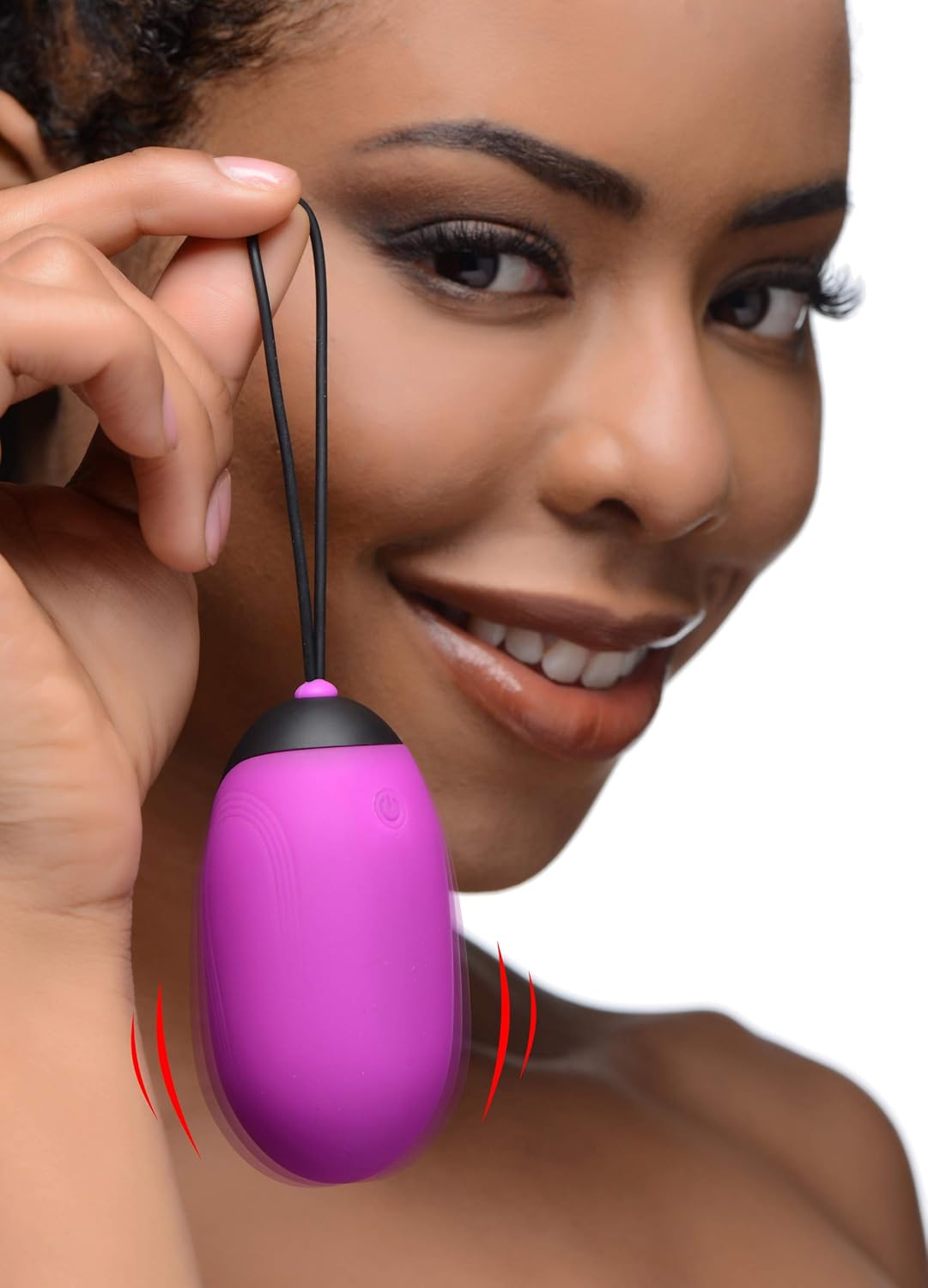 XL Silicone Vibrating Egg - Powerful Rechargeable Pleasure Toy