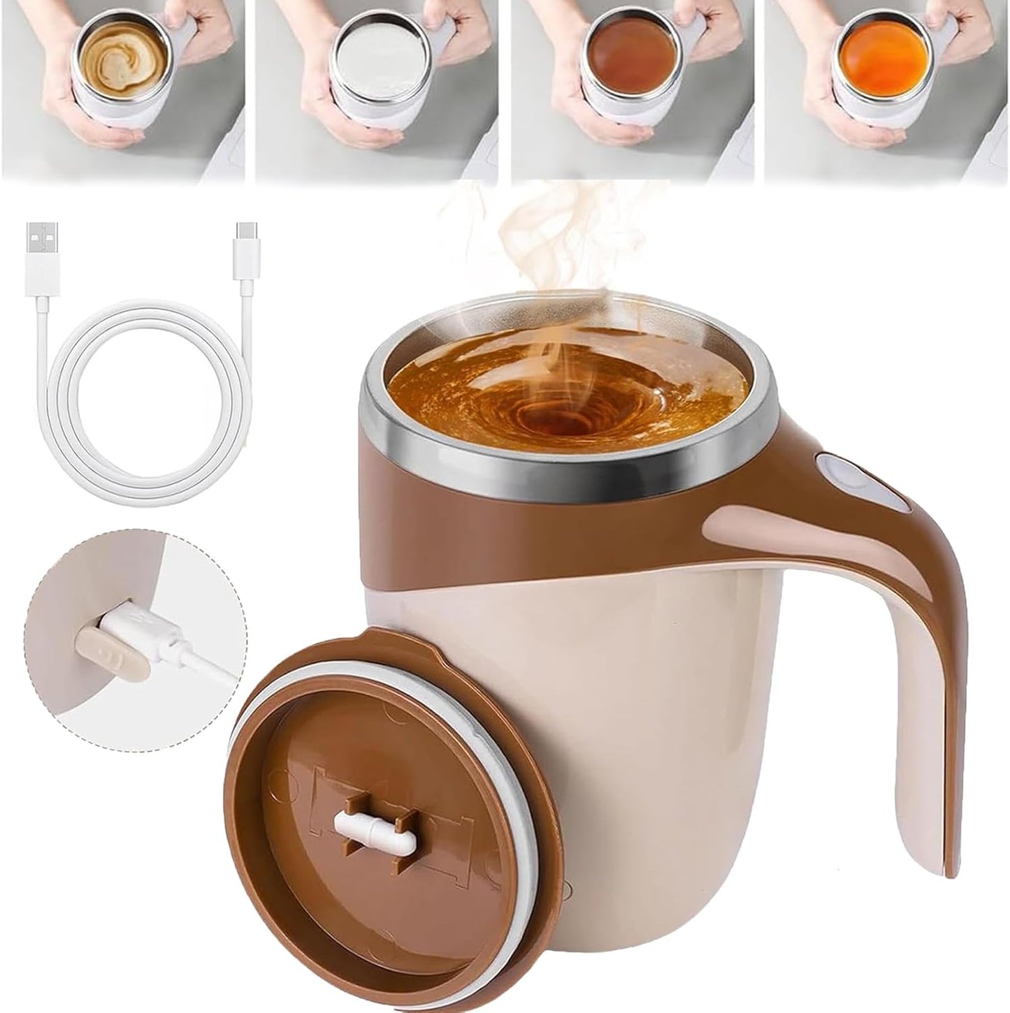 Auto Stirring Coffee Mug - Effortless Convenience!