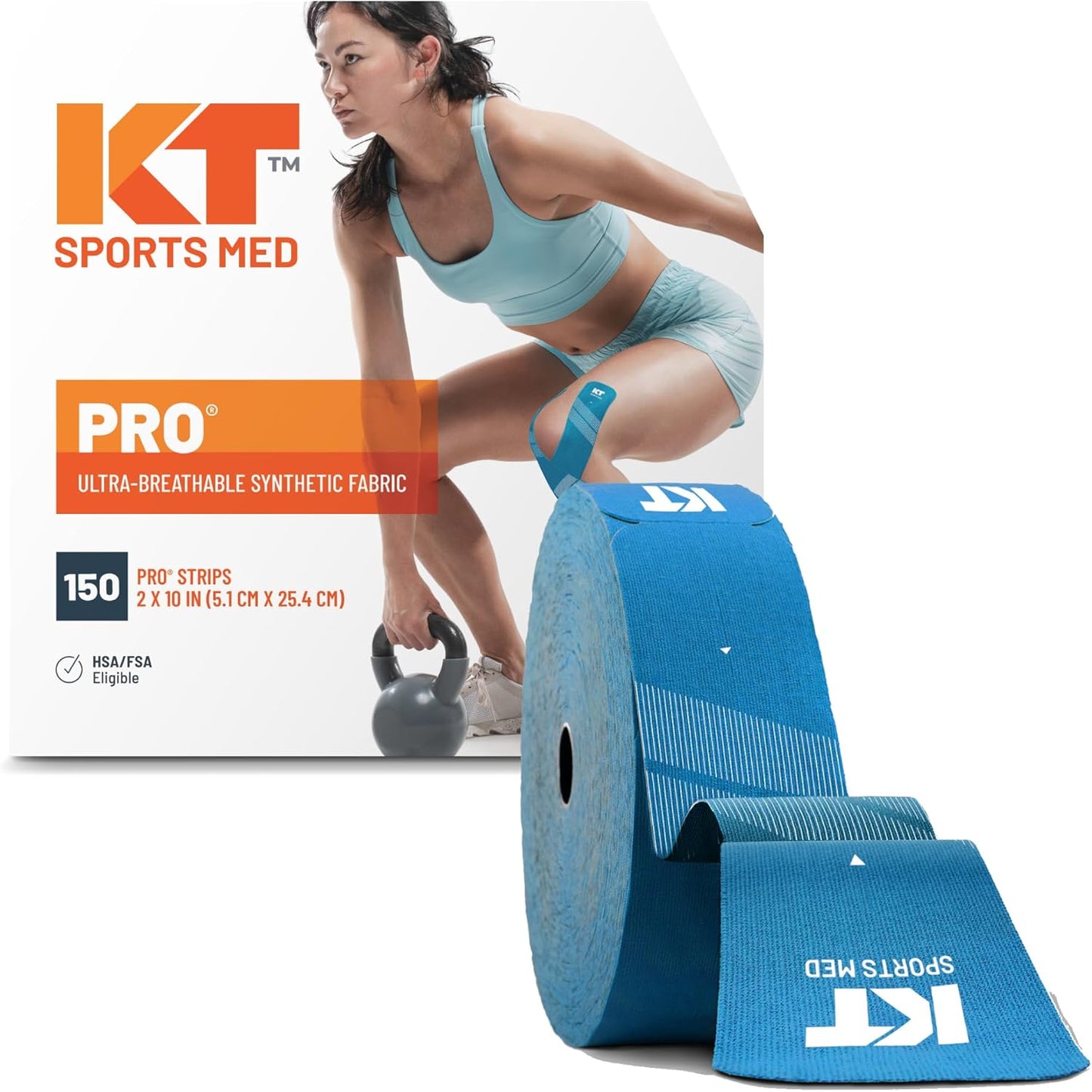 KT Tape Pro Synthetic Kinesiology Athletic Tape for Support