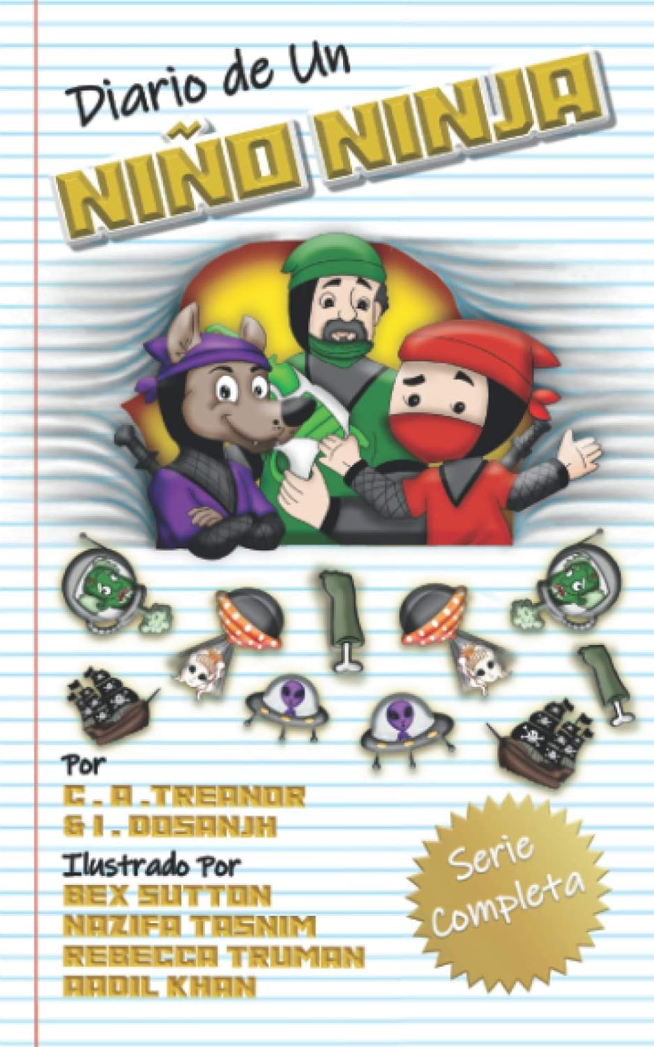 Diario De Un Nino Ninja: Serie Completa Para Ninos Aventureros