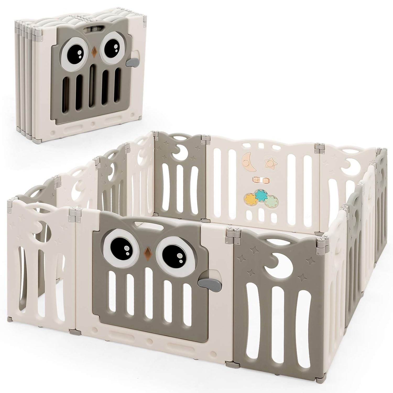 Costzon Foldable Baby Playpen: Safe Indoor Outdoor Play Area