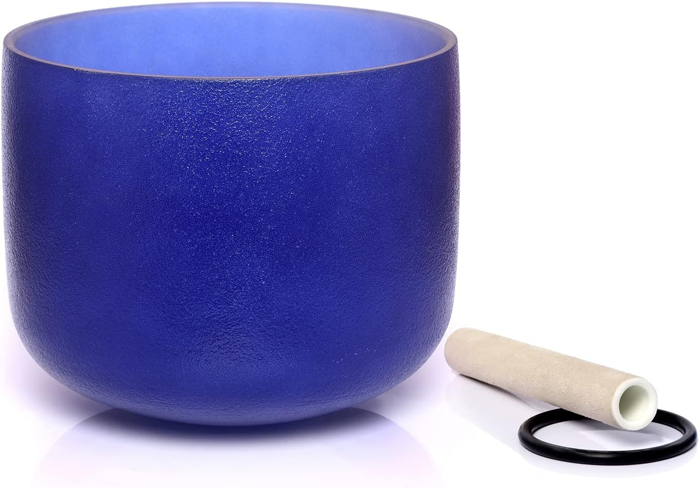 TERRITORY A note Third Eyes Chakra Indigo Colored Quartz Bowl