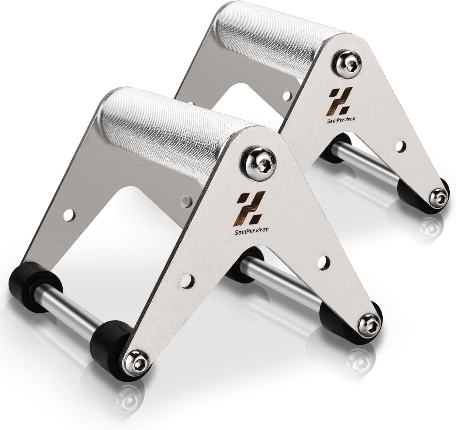 Push Up Stand for Strength Training - Heavy-Duty Stainless Steel