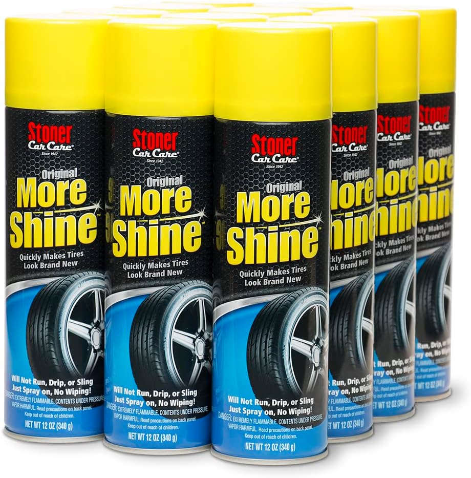 Stoner Car Care Tire Shine Spray for Deep Matte Finish