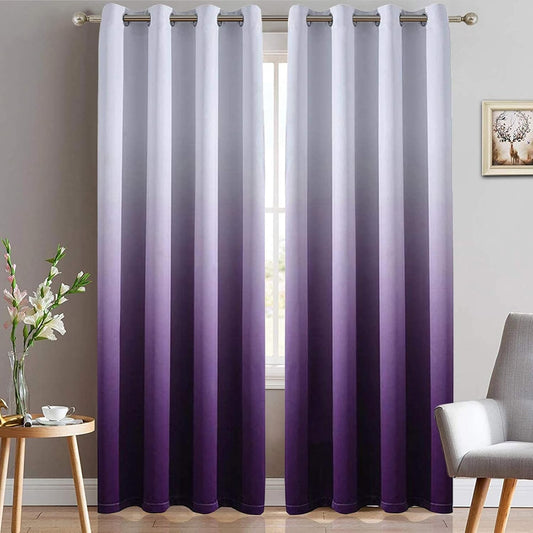 Yakamok Light Blocking Gradient Color Curtains for Any Room