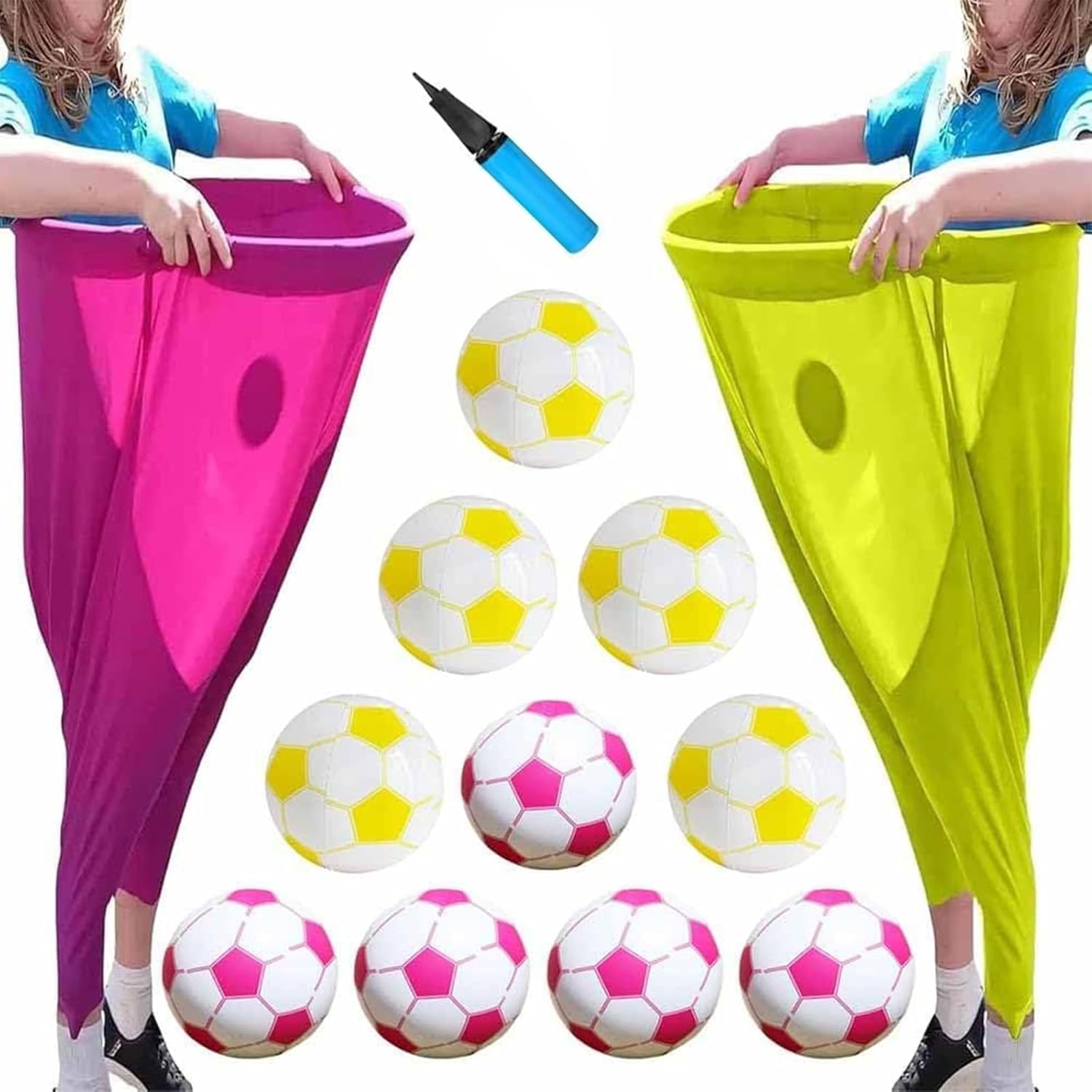 Granny Pants Yard Game Set with Bouncy Balls for Family Fun
