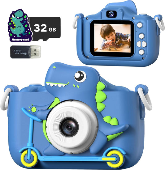 Kids Digital Camera - Fun Gift for Ages 3-12! (Blue)
