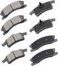 cci yu D945 D791 Front Rear Ceramic Brake Pads Kits 8pcs - Quiet