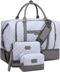 Stylish Women's Duffel Bag with Dedicated Shoe Storage for Travel