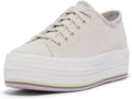 Keds Women's Triple Up Leather Sneaker - Cushioned 1.5ft Platform