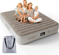 Queen Air Mattress with Built-in Pump for Home and Travel