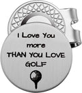 I Love You More Than Golf Hat Clip
