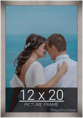 wallsthatspeak 12x20 Stainless Picture Frame for Puzzles and Posters
