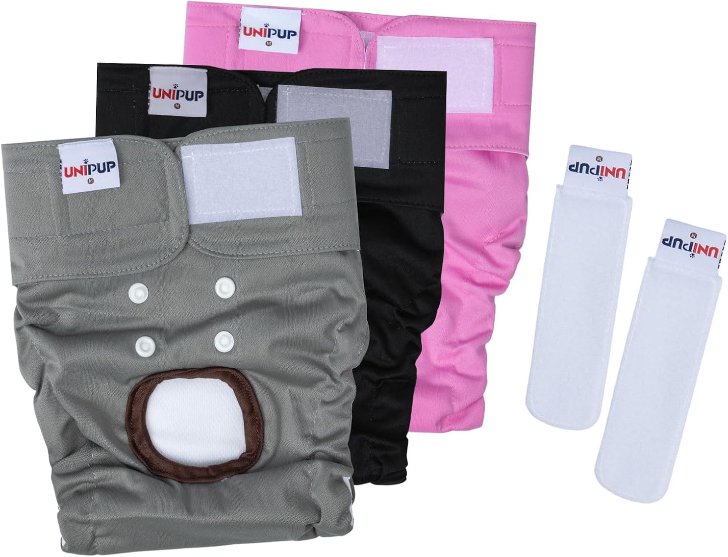 UNIPUP Washable Dog Diapers - Stay Dry & Protected