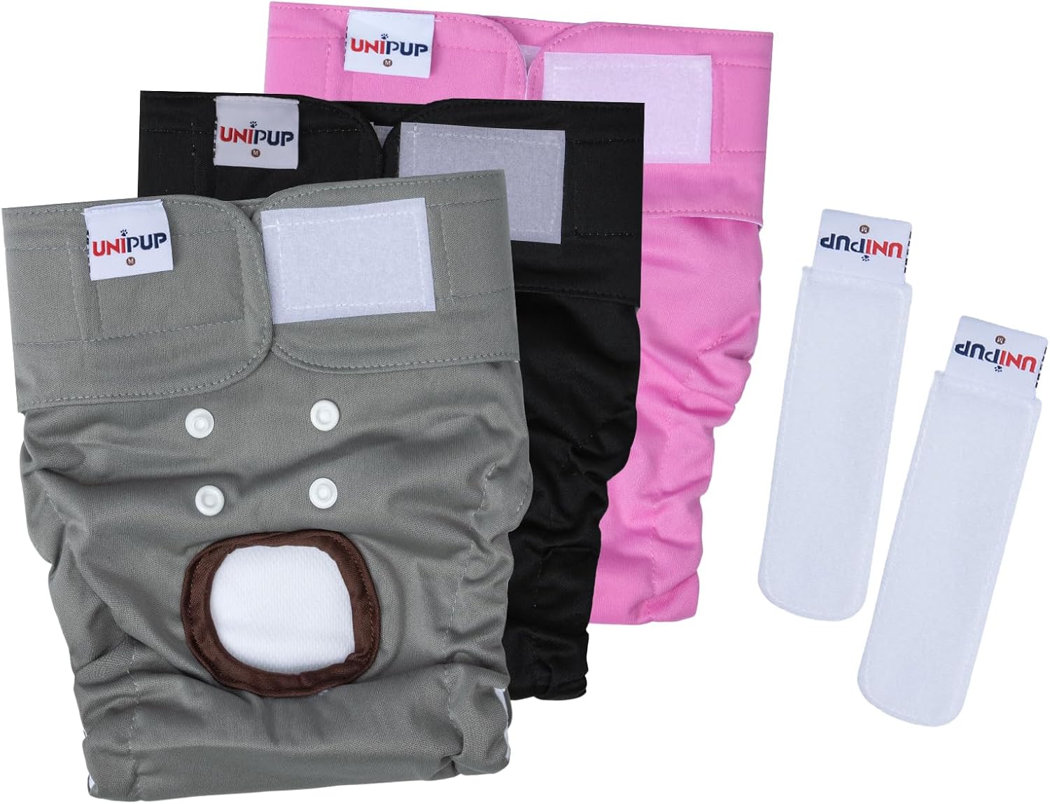 UNIPUP Washable Dog Diapers - Stay Dry & Protected