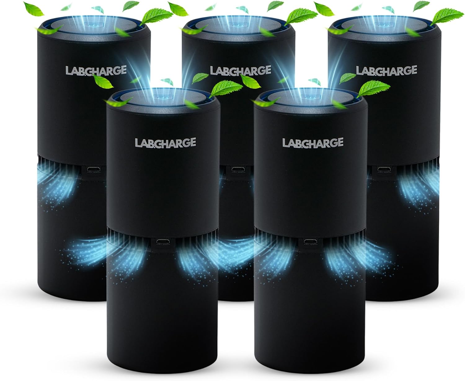 LabCharge Small Ionic Air Purifier for Home & Bedroom Use