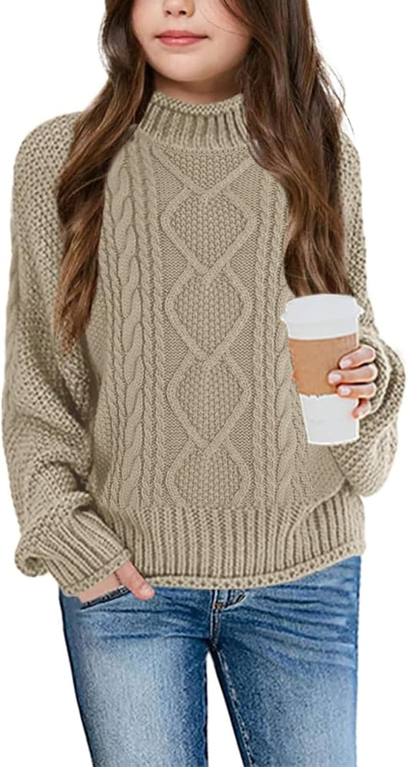 Imily Bela Girls Turtleneck Sweaters for Trendy Kids Style