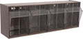 TiltView Plastic Storage Cabinet with 4 Tilt Out Bins - Compact